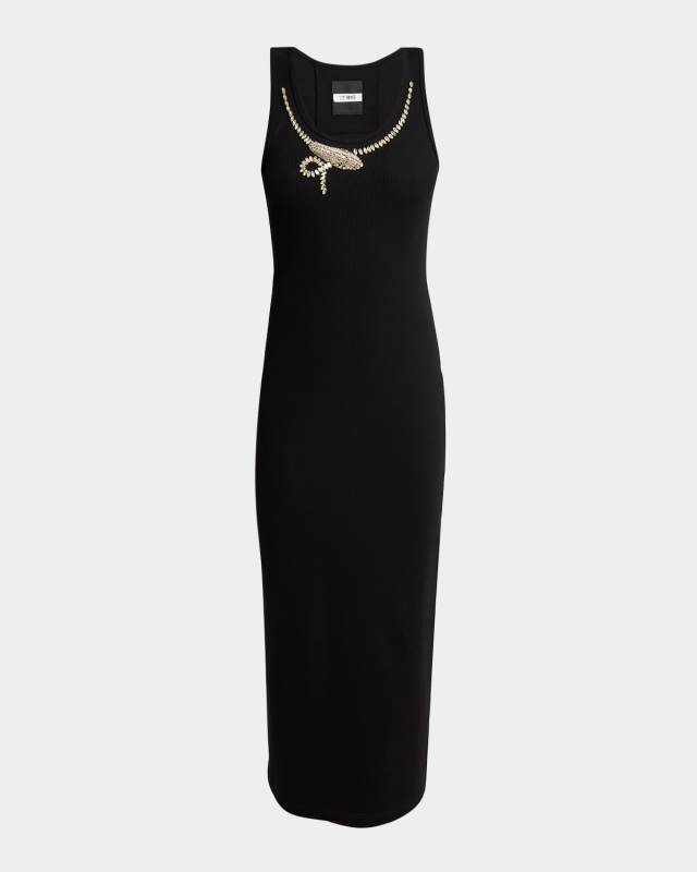 Snake Crystal Tank Dress